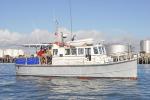ID 4438 TAHUA (1938): Built for the Whakatane Harbour Board. Has been used as a fishing and charter boat. She underwent a massive refit some years ago changing her appearance somewhat. She is seen here taking...